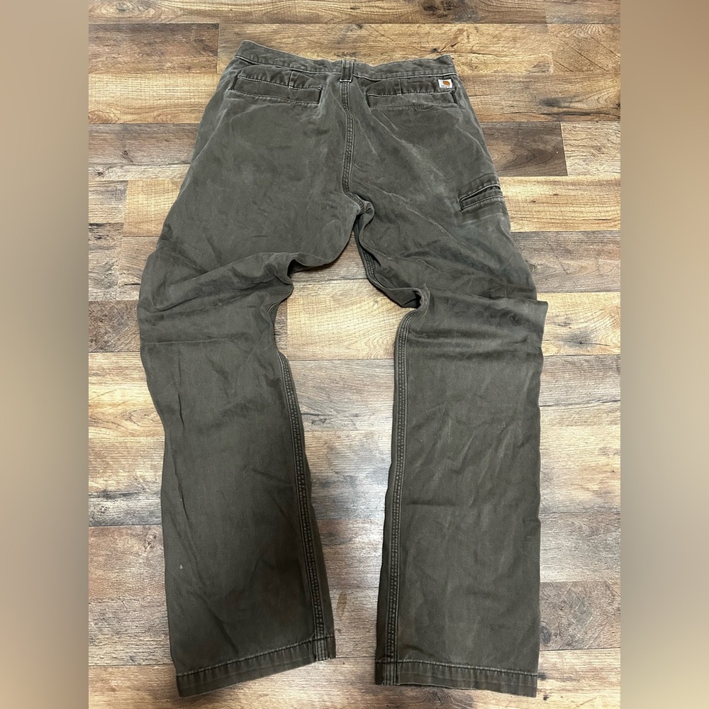 Carhartt 30/32 Men's Olive Green Pants